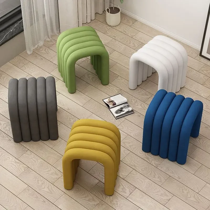 

Nordic Creative Furniture Dresser Stool Dresser Living Room Stool Shoe Stool Leg Stools