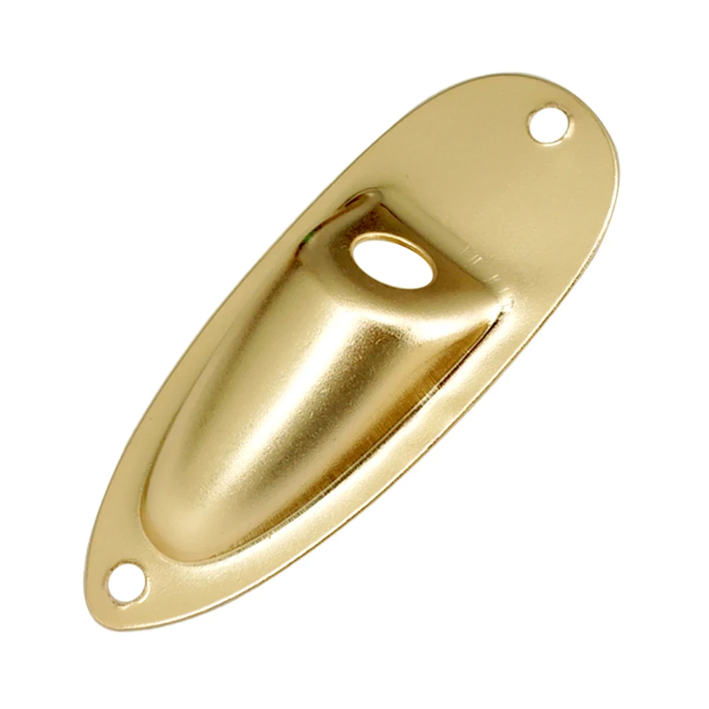 Metall Eingang Jack Buchse Platte Mit Schrauben Für Strat Stil Elektrische Gitarre Zubehör Guitarra Pickup Ausgang Eingang Jack Buchse – Detail 5