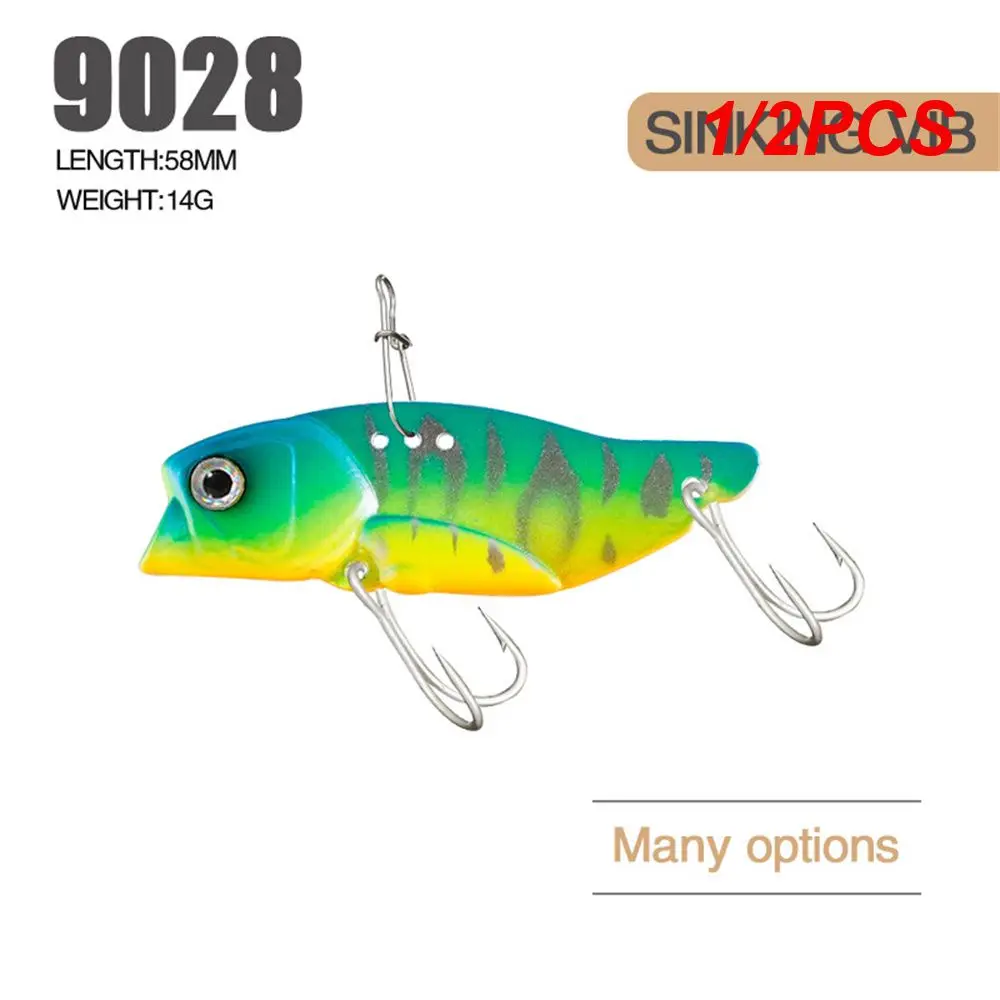 

1/2 шт., рыболовная приманка, острый и острый крючок после попадания в воду