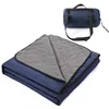 Shake Grain Fleece Camping Mat Outdoor Camping Blanket Waterproof Moistureproof Thickened Portable Foldable Picnic Mats 1