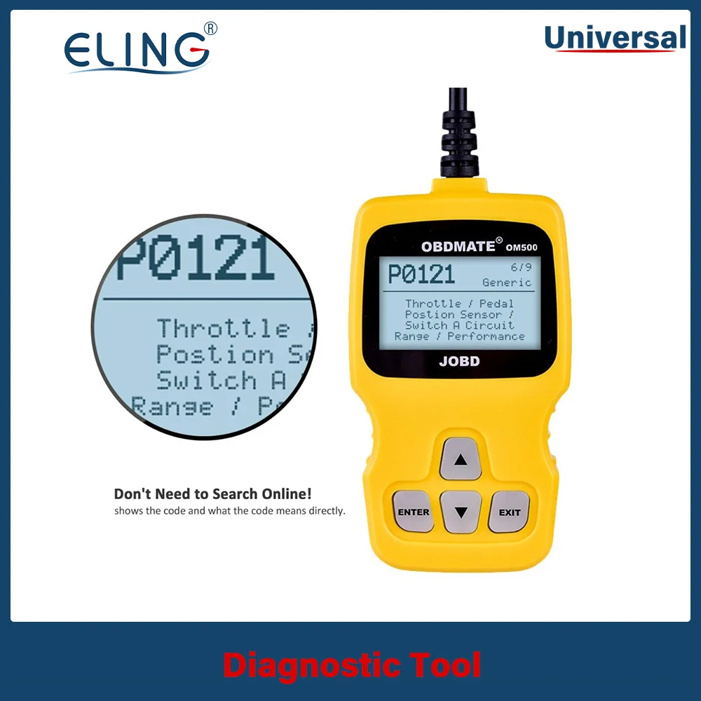 ELING Japanese Vehicles Scanner OM500 JOBD Engine Code Reader for