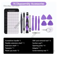 Jeu de tournevis de précision 170 en 1, embouts de tournevis magnétiques, embouts hexagonaux Torx, Kit d'outils de réparation de poignée professionnelle pour ordinateur et téléphone 4