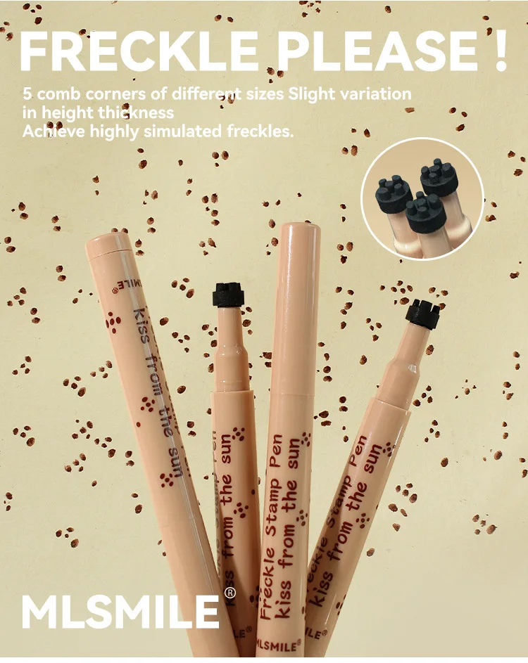 Freckles pen 1PC face fake natural waterproof lifelike long lasting look dot spot makeup tool cosmetic