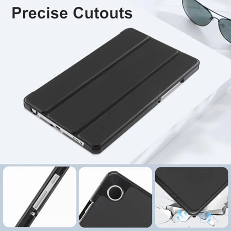 삼성 갤럭시 탭 A9 플러스 케이스, 플립 스탠드, 마그네틱 소프트 TPU 백, 갤럭시 탭 A9 2023 SM-X110 SM-X115 태블릿 케이스, 11 인치