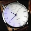 Men Watch Roman Numerals Blu-Ray Faux Leather Band Quartz Analog Business WristWatch 2022 3