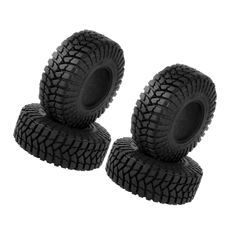 

FBIL-4PCS 110Mm 1.9 Rubber Tire Wheel Tyre For 1/10 RC Crawler Car Traxxas TRX4 RC4WD D90 Axial SCX10 II III Redcat MST A