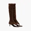 European Fish Mouth High Heel Boots - 2025 Fashion Thin High Heels
