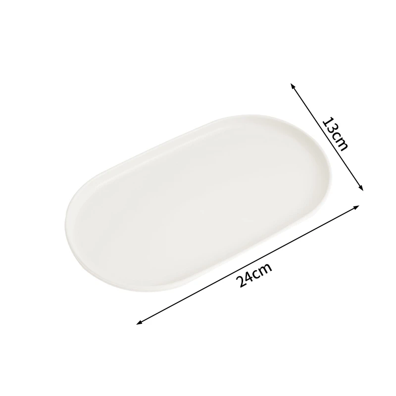 Nordic Multi-Function Tray Candy Color Storage Tray Dining Storage Tableware Plate Fruit Dessert Plate Kitchen Accessories 6