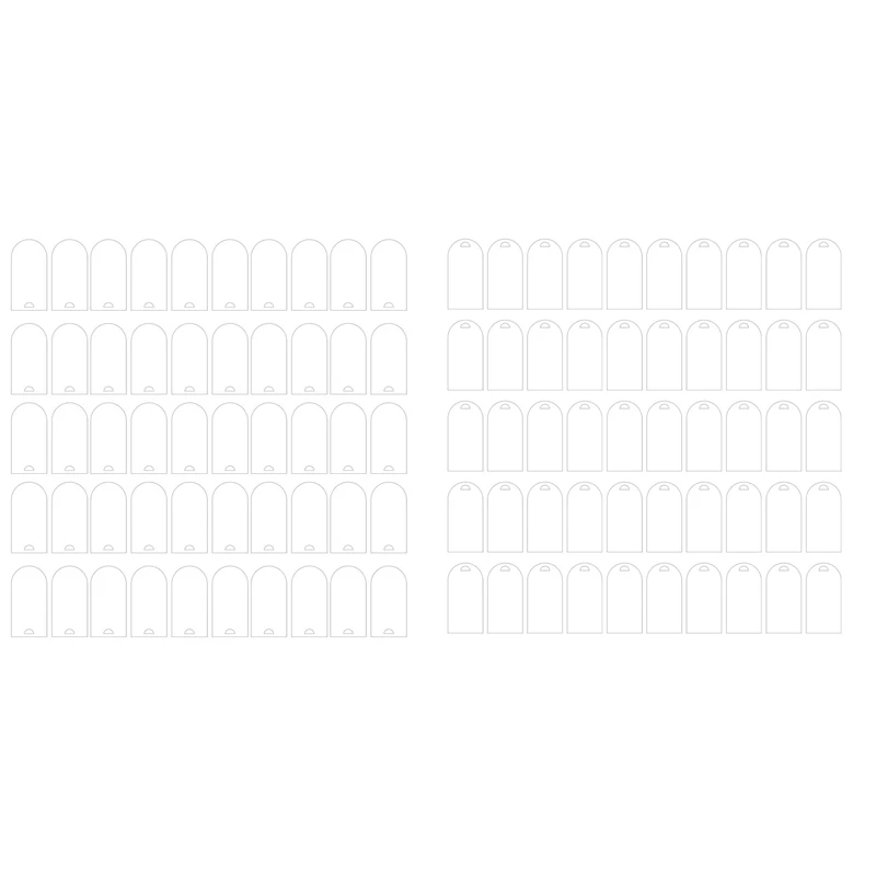 

Матовые акриловые украшения для свадебных открыток, 50 шт.