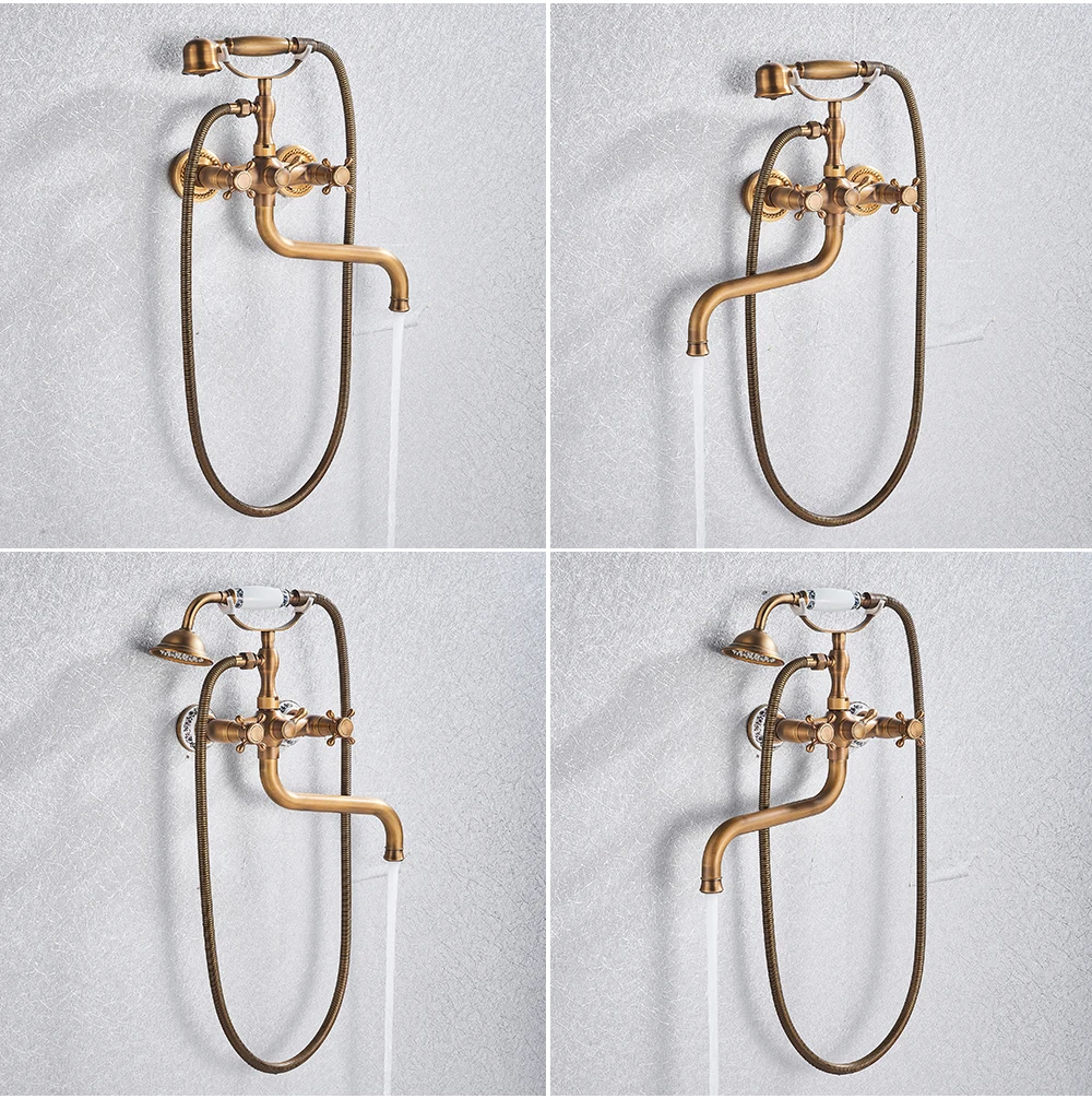 Torneira de Parede Para Banheira Antique Oldkuty