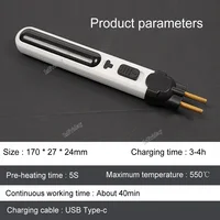 2IN1 Plastic Welder Gun Cordless Soldering iron Kit For Repairing And Reinforcing Plastic Parts Hot stapler Pen Lithium battery 2