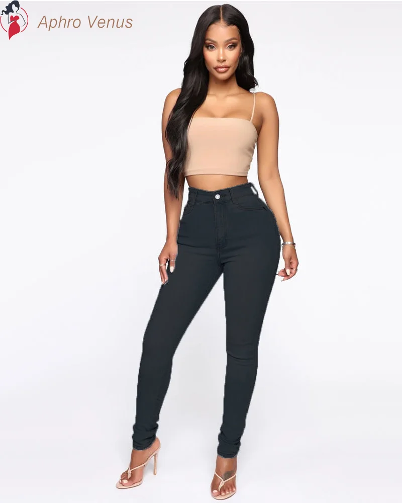 Hip Lifting And Slimming Jeans Women Peach Buttocks High Waist Demin Pants Super Stretch Female Skinny  Pencil Pants ladiguard women boot cut demin pants large big female sexy flare jeans hole trouser 2022 european style fashion ripped pants