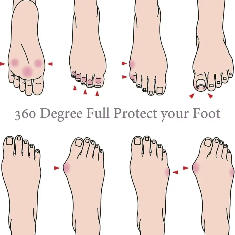 Silicone Toe protection Forefoot Pads shoe insoles forefoot pads toe pads