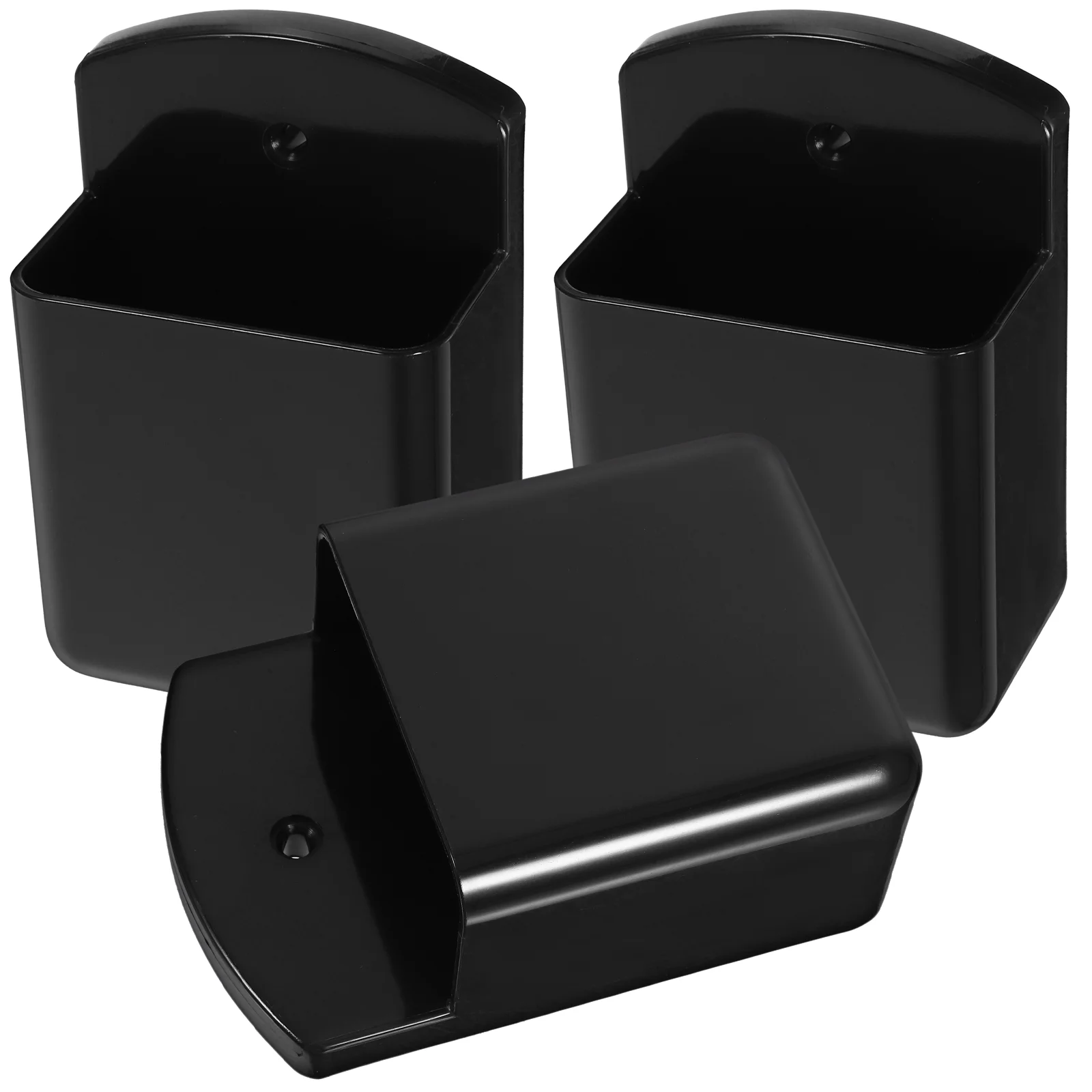 3 Sets Remote Control Bracket Wall Controller Holder Pen Container Punch Free Storage Mount Organizer Universal