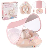 Baby Canopy Swimming Float, Inflatable Floating Ring for Kids, Swimming Pool Accessories, Summer Circular Bath Toys 1