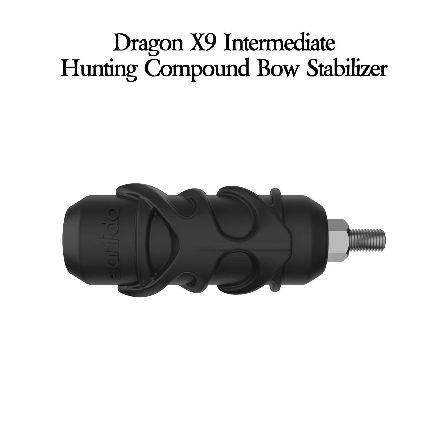Sanlida Dragon 9 Hunting Bow Stabilizer Black Rubber Shock Absorber For Compound Bow Accessories