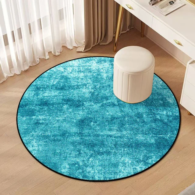 Solid Color Round Rug 3