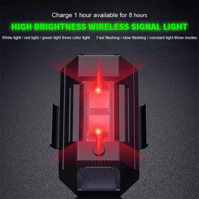 Drone LED Light Signal Rechargable Flashing Warn Mini Aircraft Remote Night Flight Lamp Strobe Motorcycle Accessories