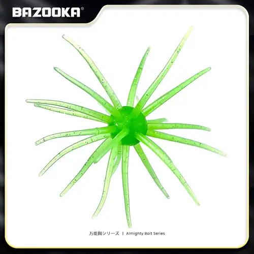 Bazooka TPE Fishing Lure 2g 8g Simulated Sea Urchin Lures Soft Silicone For Bream Pike Bass Mandarin Tilapia Gears Winter Biats - Image 10