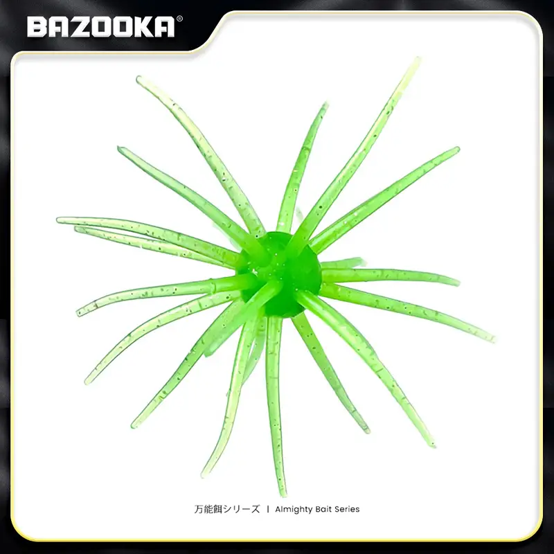 Bazooka TPE Fishing Lure 2g 8g Simulated Sea Urchin Lures Soft Silicone For Bream Pike Bass Mandarin Tilapia Gears Winter Biats - Image 10