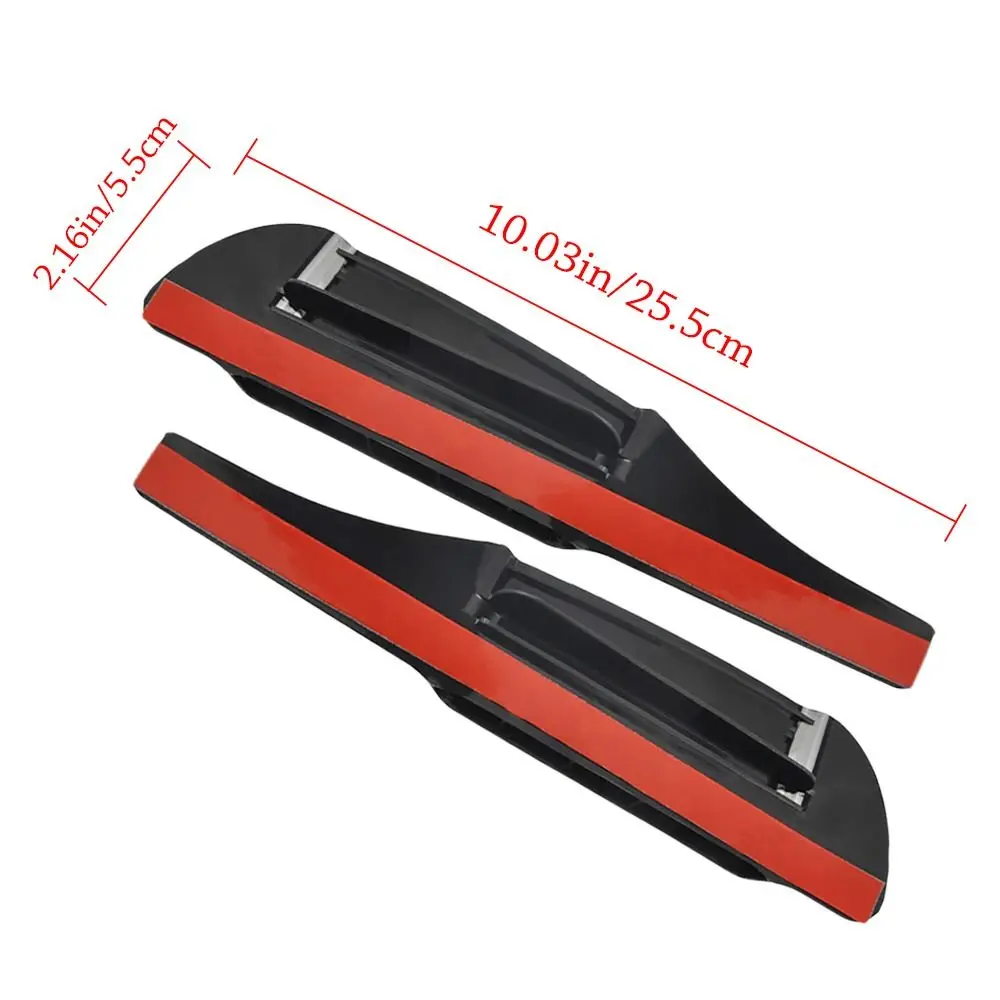 2pcs Air Drying Style Universal Car Rear View Mirror Rain Cover Sun Visor Eyebrow Side View Mirror Rain Guard Auto Protection