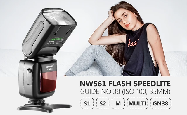 【中古】NEEWER フラッシュ NW561(ニコン) Amazon | Neewer NW-561 LCDフラッシュスピードライトセット