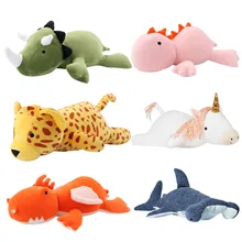 60Cm Giant Dinosaurus Gewogen Knuffel Cartoon Anime Game Karakter Plushie Dieren Doll Soft Gevulde Pluche Voor Kinderen Meisjes jongens