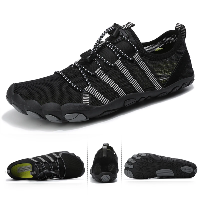 

Men Casual Shoes Breathable Mesh Outdoor Beach Sandals Lace Up Wading Sports Mountaineering Running Shoes Zapatos Para Hombre