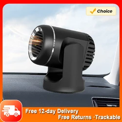 12V 130W Electric Car Heater Portable Electric Heating Fan Windshield Dryer Defogging Demister Defroster for Car Automobile