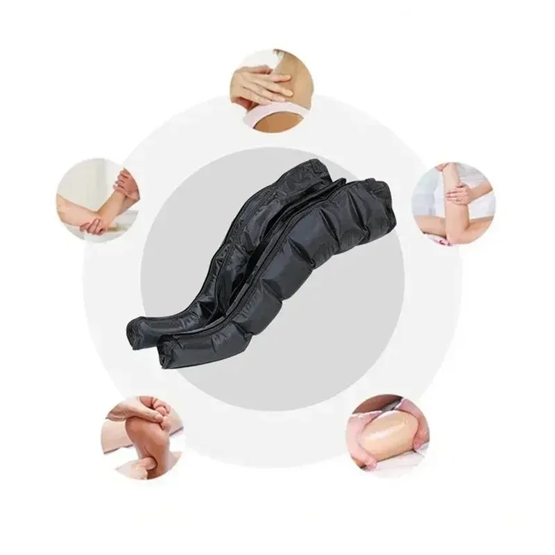 6 Chambers Air Compression Massage System Whole Body Massager Compression Pump Recovery Boots Foot Leg Massage Machine AirWrap