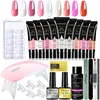 15ml Nail Gel Kit For Quick Extension Nail Art Polymer Gel Nail Tools Finger Extension Acrylic Solution Gel Polish Nail Art Kit 1
