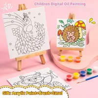 1Set DIY Graffiti Pigment Set Acrylic Paint with Brush Coloring Book Suit DIY Handmade Oil Painting Art Crafts Painting Tool 4
