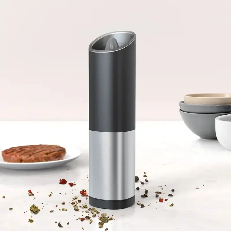  Pepper Mill Electric Herb Coffee Grinder Automatic Gravity Induction Salt Shaker Grinders Herb Spice Mill Tools Kitchen Machine 