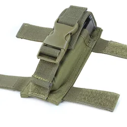 Tactical Belt Pouch Single Pistol Magazine Pouch Military Tool Pocket Flashlight Holster Knife Holder for Molle Vests Duty Belt