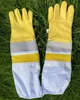 Beekeeping Tools Protective Gloves Sheepskin Gloves Yellow Canvas Medium Yellow Mesh Gloves 3