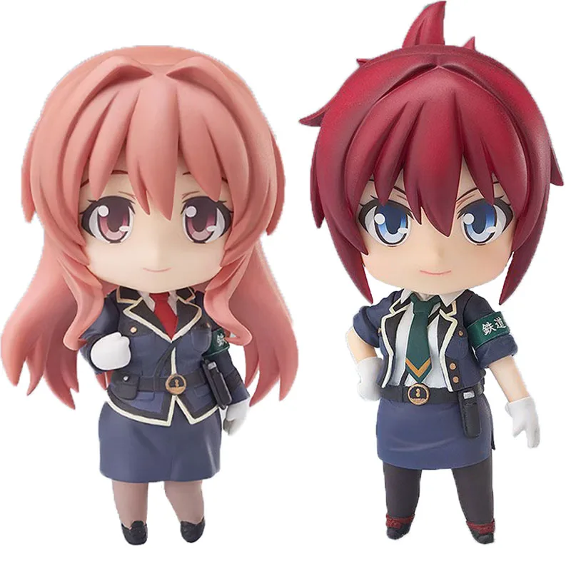 

100% Original GOOD SMILE NENDOROID GSC 454 455 Koumi Haruka Sakurai Aoi RAIL WARS Anime Figure Model Collecile Action Toys Gifts