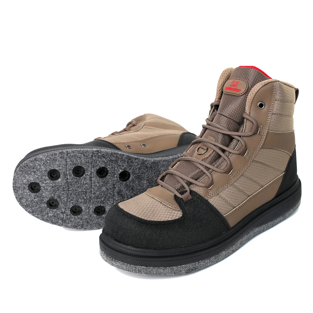 Men's Fishing Wading Waders Boots Felt Sole Lightweight Anti-Slip Hunting Felt Bottom Waders Shoes