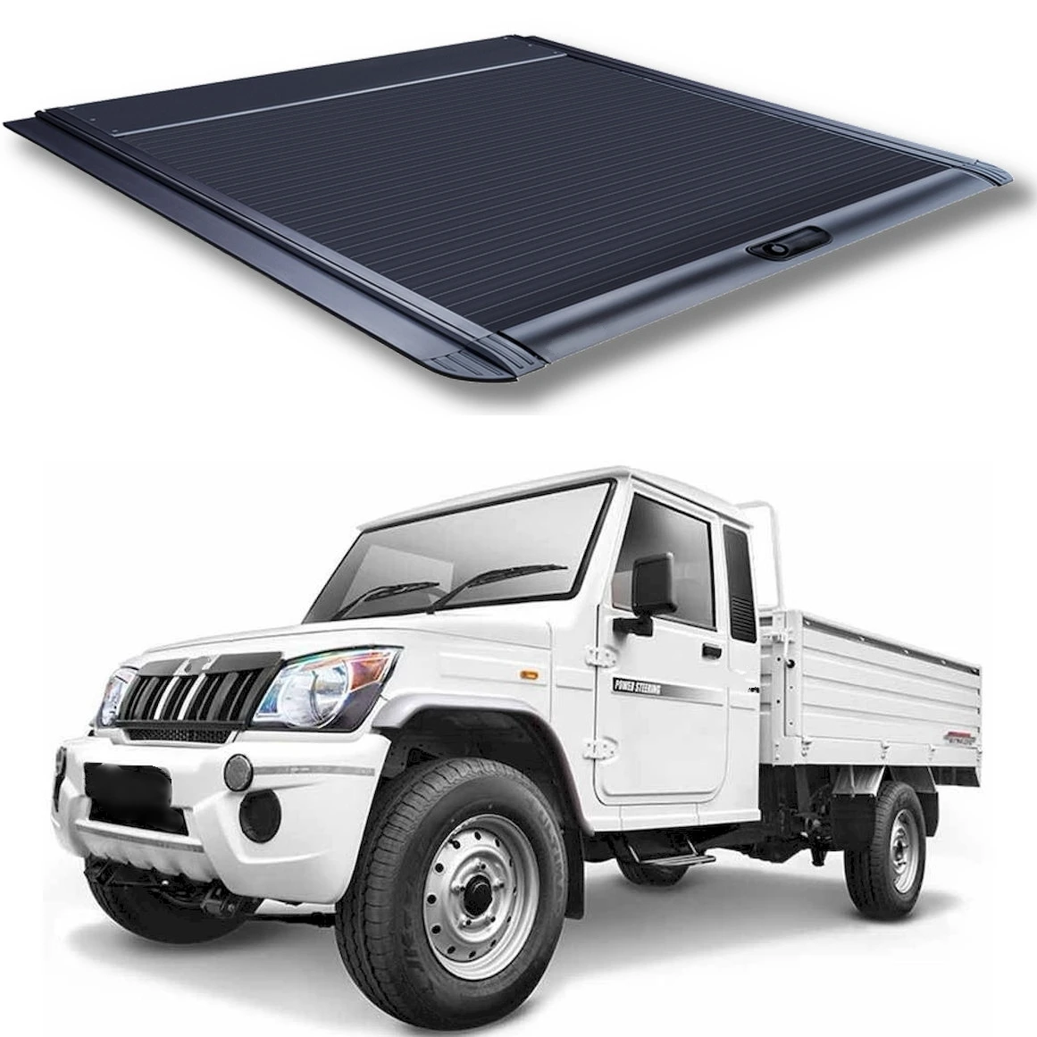

Aluminum Retractable Roller Lid Pickup Bed Cover for MAHINDRA PIK UP