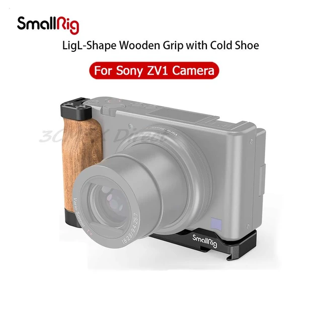 Smallrig Light Weight Sony Zv1 Camera Vlog Cage With Wooden Handgrip For Sony  Zv1 Camera Vlogging Cage 2937/2938 - Camera Cage - AliExpress