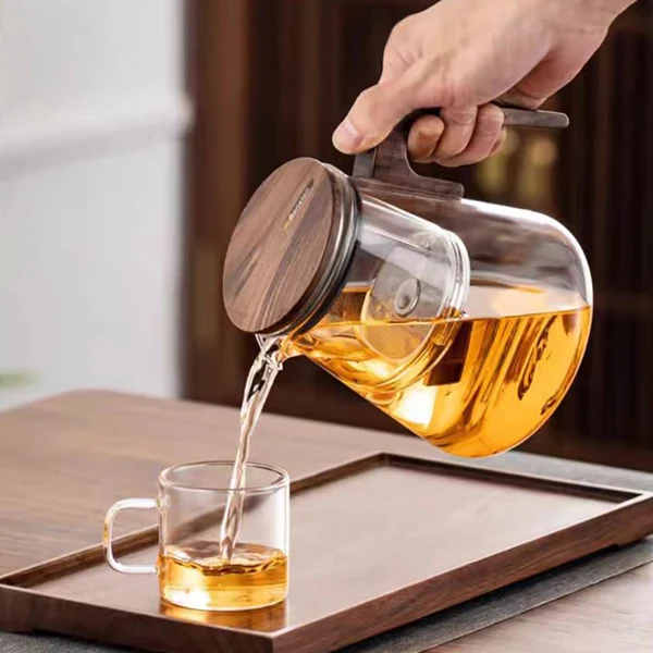 Bonston耐热玻璃泡茶壶，磁吸式开关，礼盒装，27oz-26
