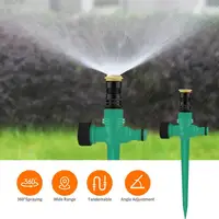 Garden Sprinkler 360° Rotation Irrigation Watering System Automatic Agriculture Lawn Farm Greenhouse Plant Watering Sprinkler 2