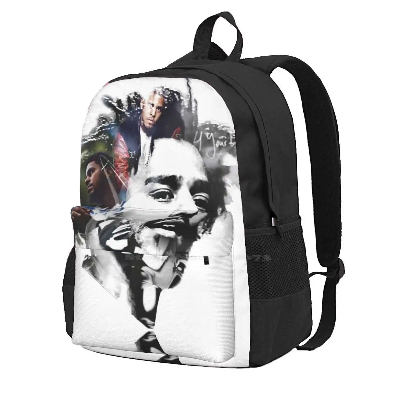 

J. Cole Women Men Teens Laptop Travel School Bags Jcole Hiphop Rap Kendricklamar Drake