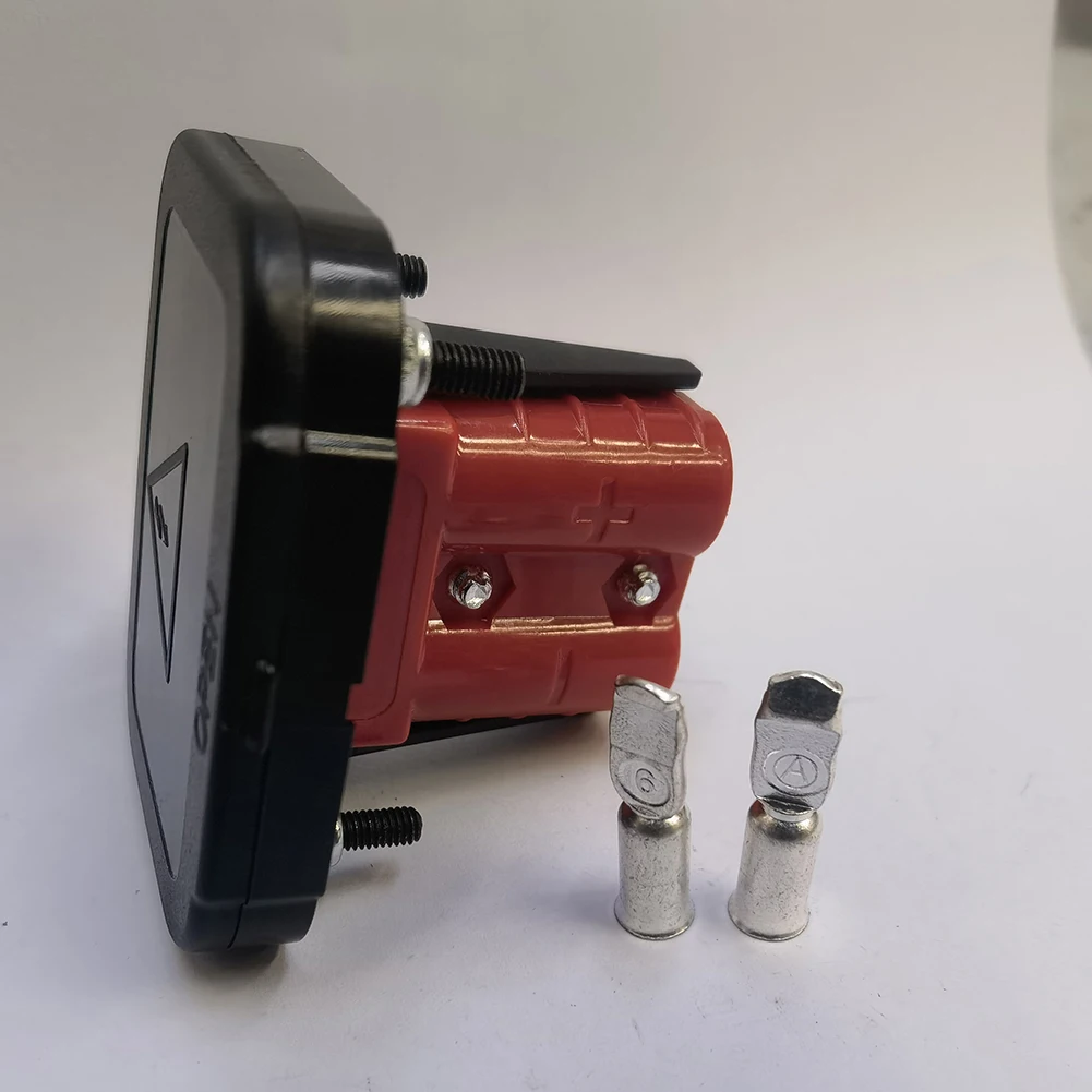 Twin Dual Flush Mount 50 Amp For Anderson Plug Mounting Bracket Caravan Trailer Truck For Anderson Connection Plug Connector 1pc