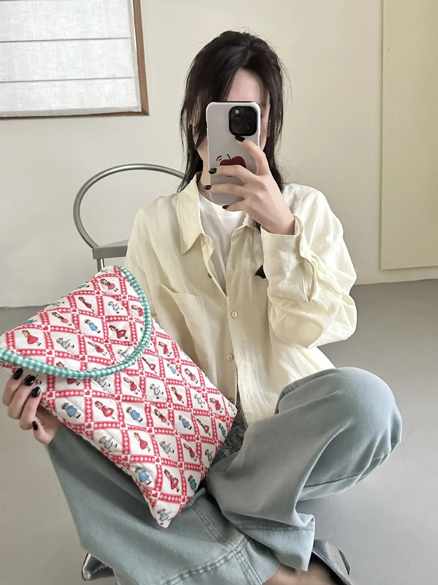 Korean version Laptop Sleeve For Ipad9.7-11 Macbook Air Pro 13.3 14 15 Dell Samsung LG 15.6 16 Inch Tablet Notebook Pouch