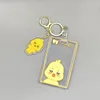 ATEEZ Card Holder Keychain Keyring Acrylic Aniteez Characters Photocard Sleeves Hongjoong Seonghwa Yunho Yeosang Key Chains Gift 4