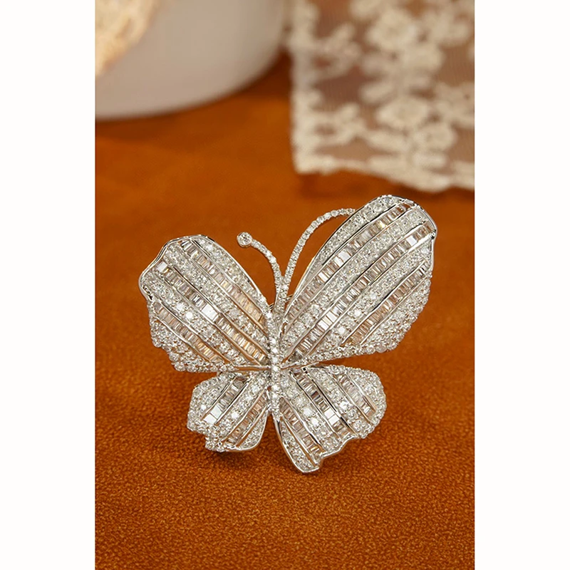 Aazuo 18K White Gold Real Diamond 1.85ct H SI Luxuly Butterfly Ring Gifted For Woman Deluxe Banquet Fashion Jewelry Au750 9 S5aa19c1ffecc4523b4415cdd4c5298433 Aazuo 18K White Gold Real Diamond 1.85ct H SI Luxuly Butterfly Ring Gifted For Woman Deluxe Banquet Fashion Jewelry Au750