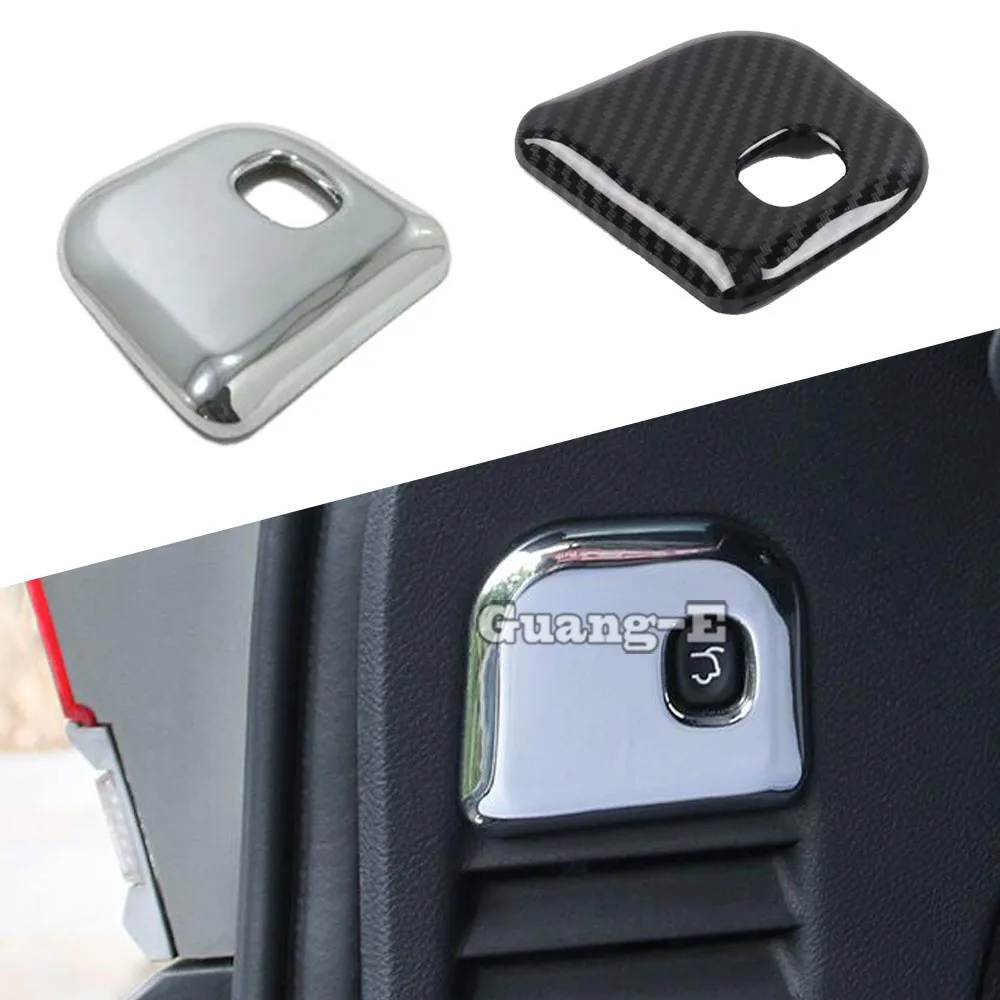 Car Styling Back Tail Door Rear Trunk Switch Trim Frame Button Lamp For