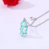 3pcs Stitching Heart Colorful Sequins Magnetic Pendant Necklace Stitching Fashion Simple Design Daily Casual Friendship Jewelry 5