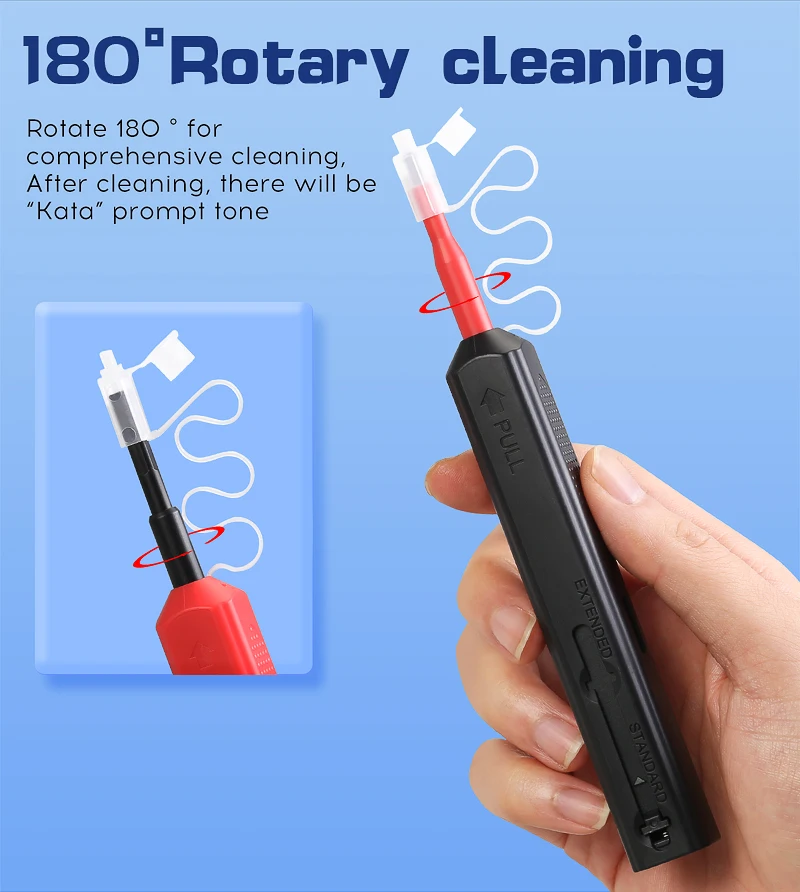 FTTH Optical Fiber cleaning pen tool 2.5mm LC MU 1.25mm SC FC ST LC Connector Op