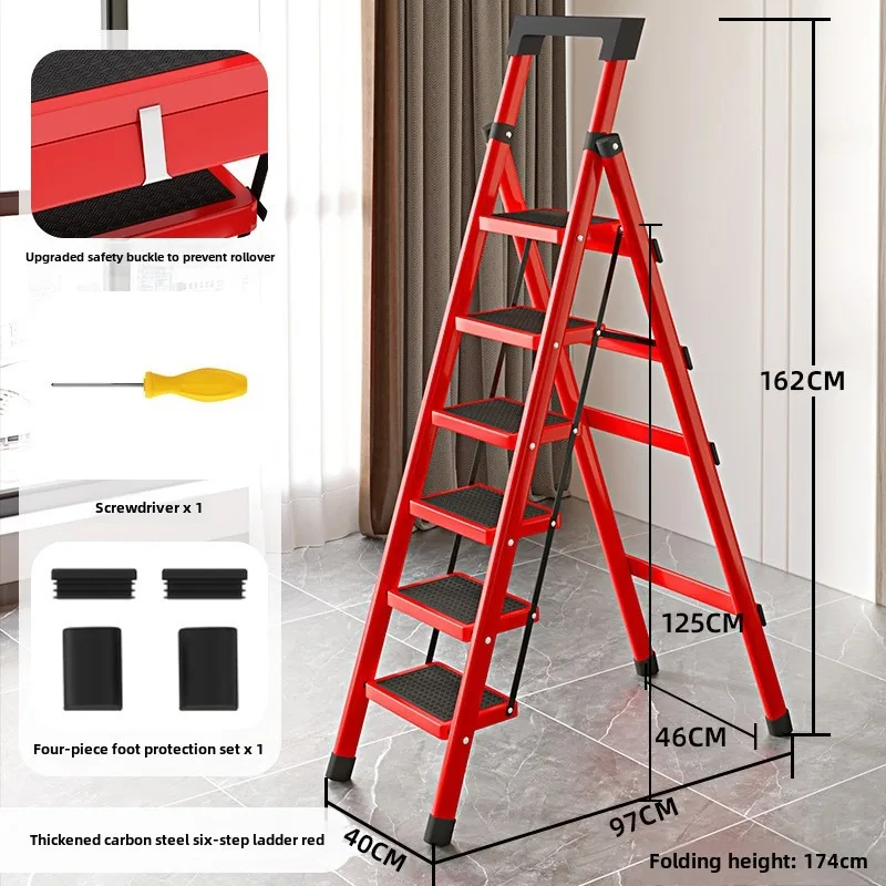 Six steps red